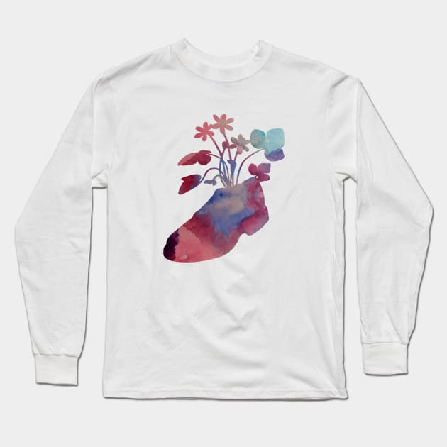 Shoeflowers Long Sleeve T-Shirt by BittenByErmines